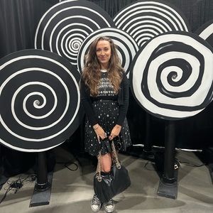 Unique Vintage Tessa Fit and Flare Ouija Dress MEDIUM
